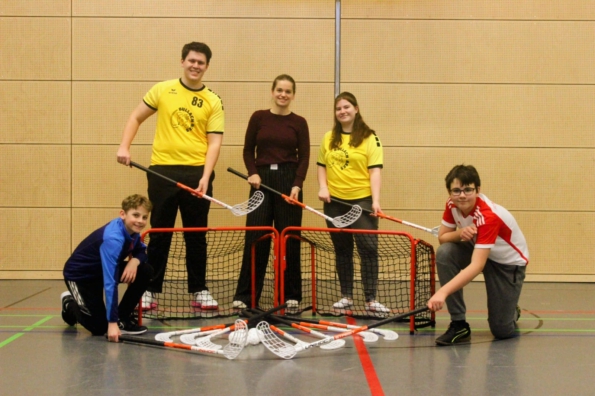 Floorball Leihset von Floorball Bayern für Gymnasium Olching